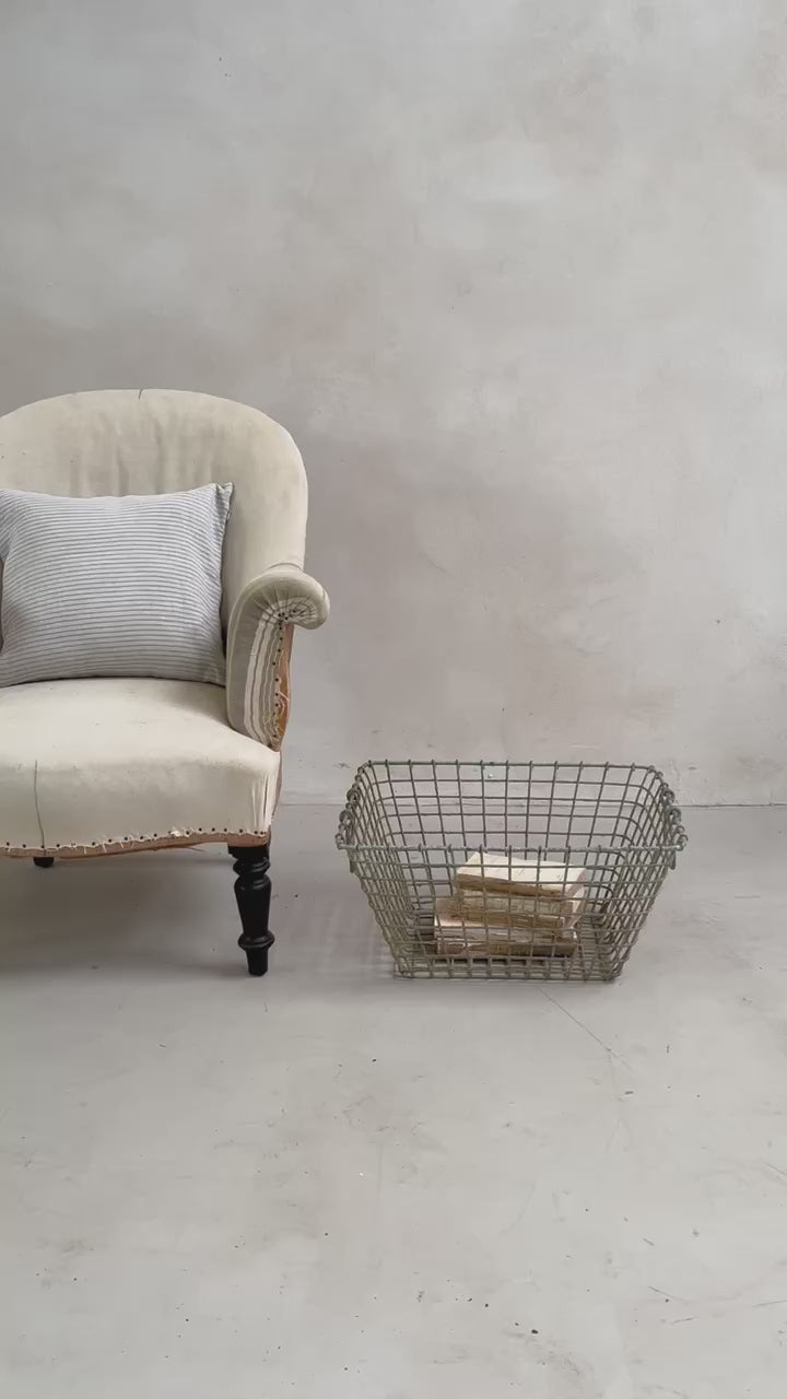 Vintage French Oyster Basket