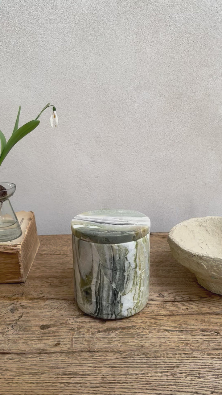 Marble Scented Candle - Blood Orange & Grapefruit