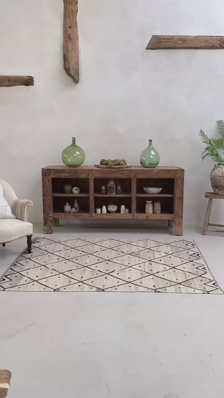 Vintage Rustic Open Cabinet | Mouna