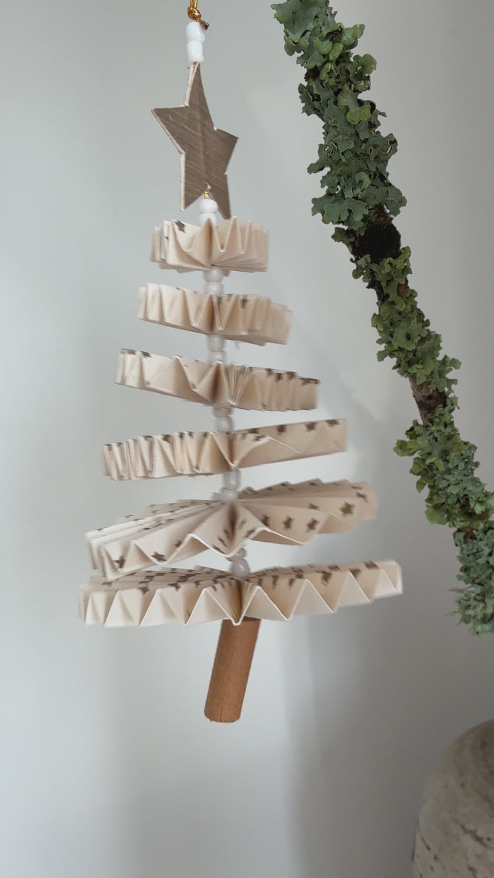 Folded Paper Decoration | Star Tree