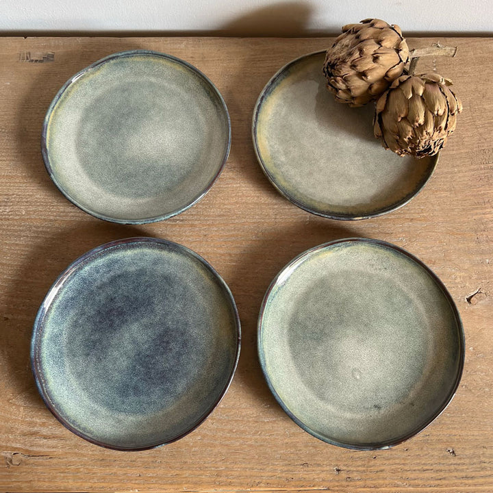 Reactive Glaze Desert Plate