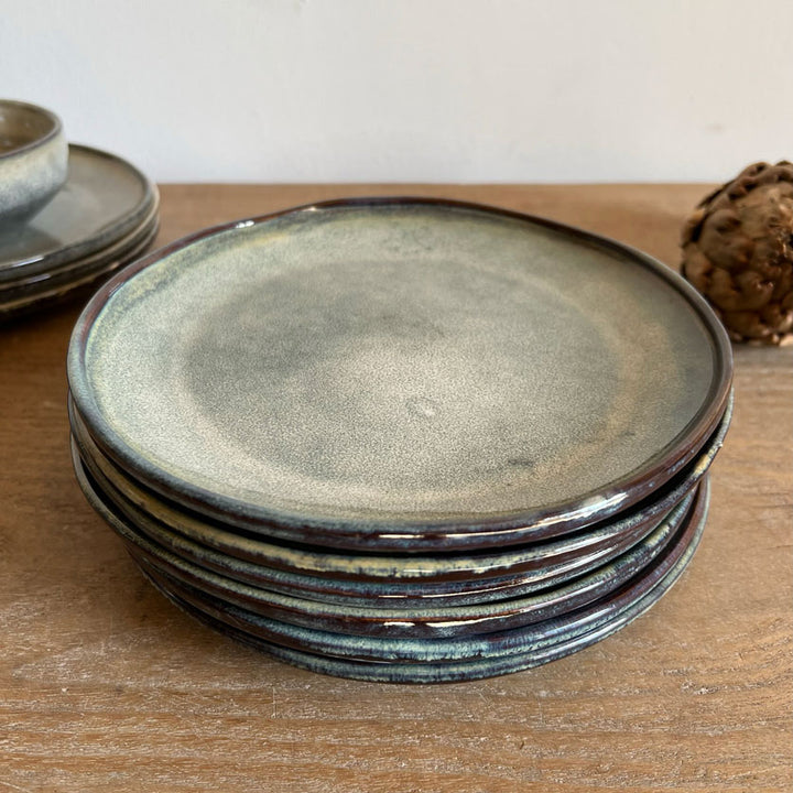 Reactive Glaze Desert Plate