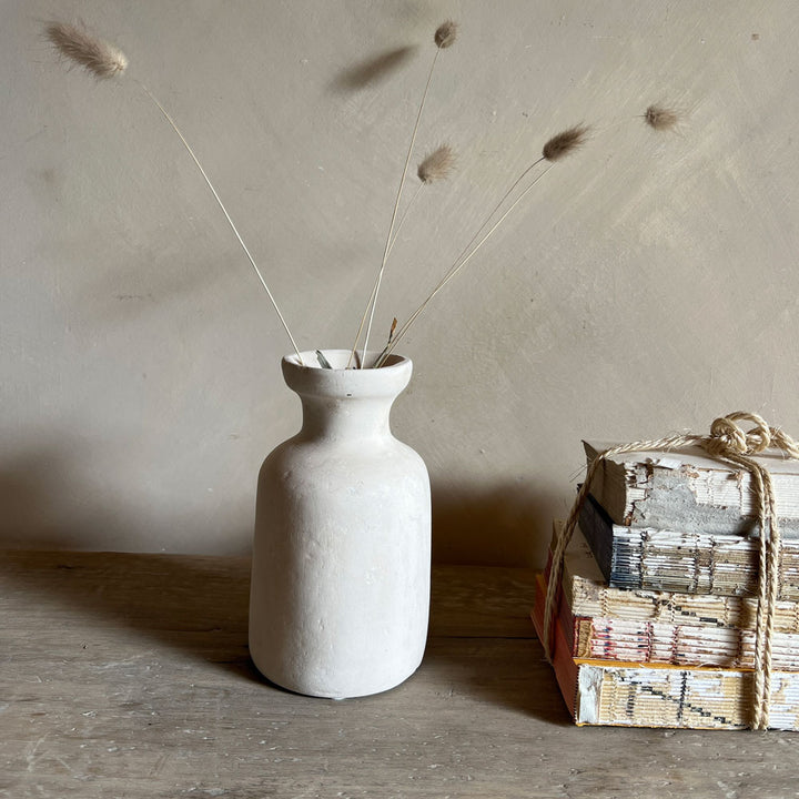 Stoneware Neutral Vase | D