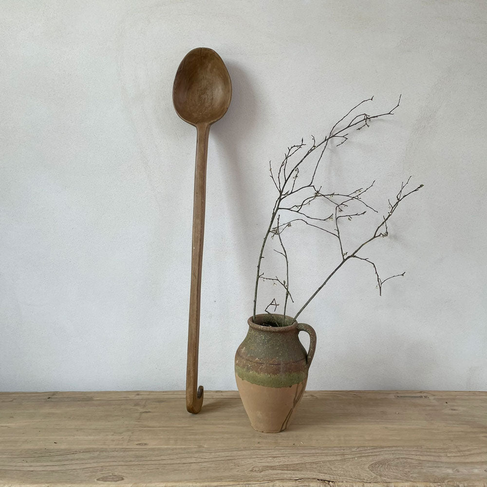 XL Antique Wooden Spoon