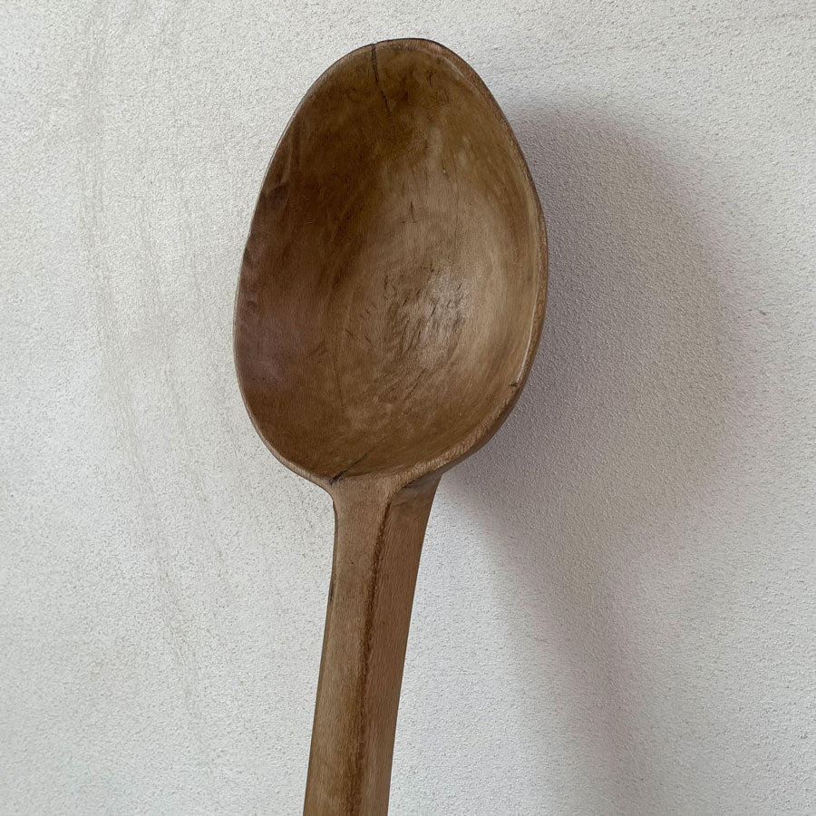 XL Antique Wooden Spoon