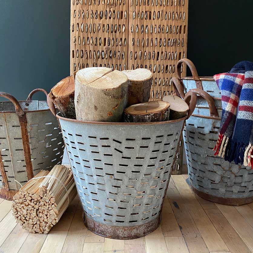 Vintage on sale basket