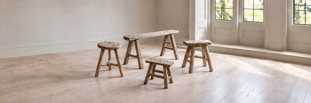 Rustic Wardrobe Stool Home Barn - Unique Furniture & Accessories