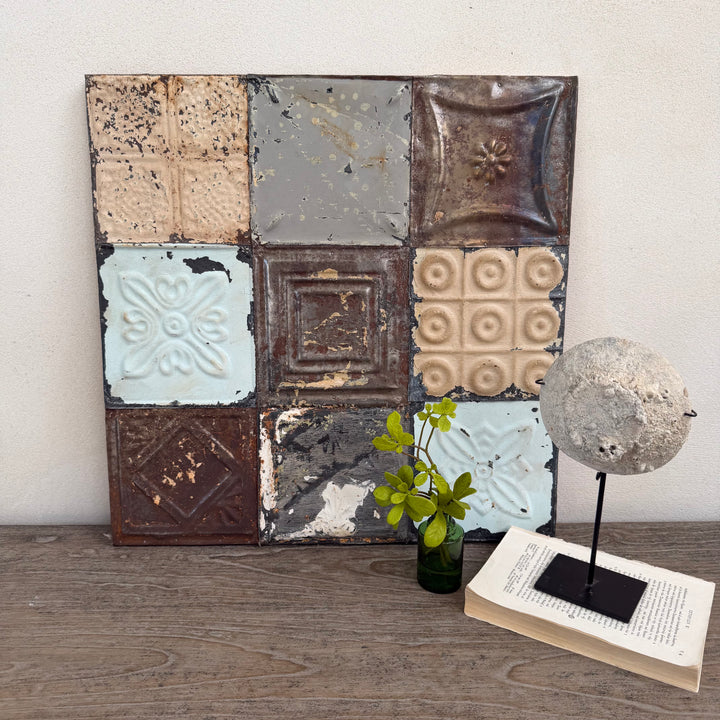 American tin tiles Artwork | 45x45cm