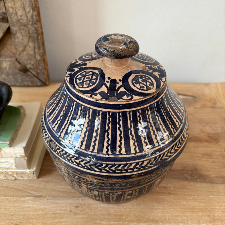 Antique Moroccan Safi Jubbaha Pot | Menna