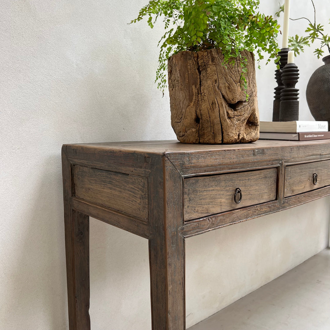 Narrow Antique Console Table