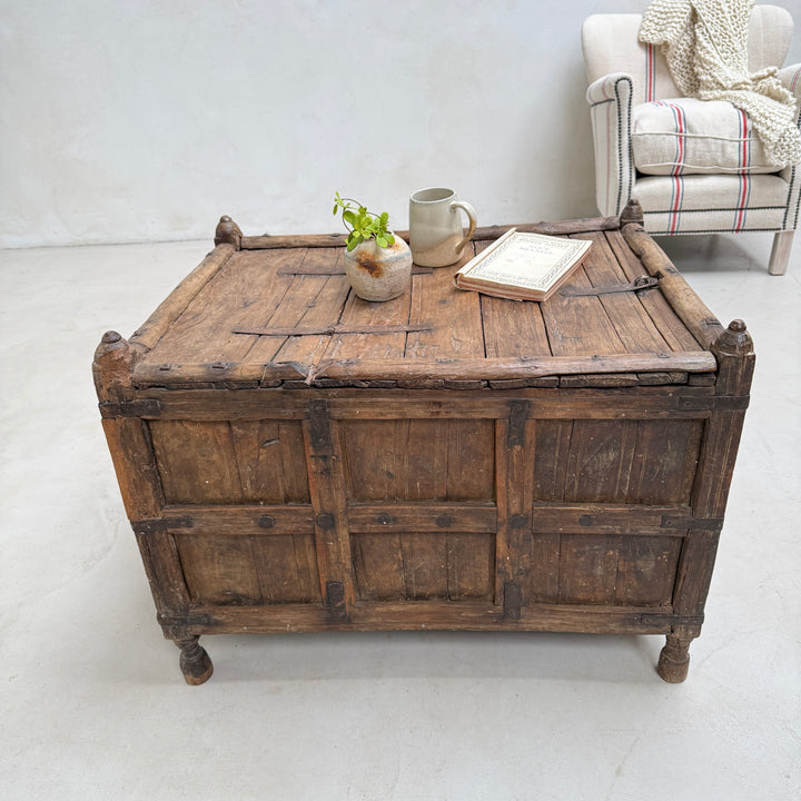 Ancient Wooden Merchants Chest | Wittering