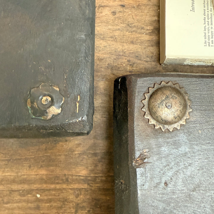 Vintage Wooden Bajot Display Stand