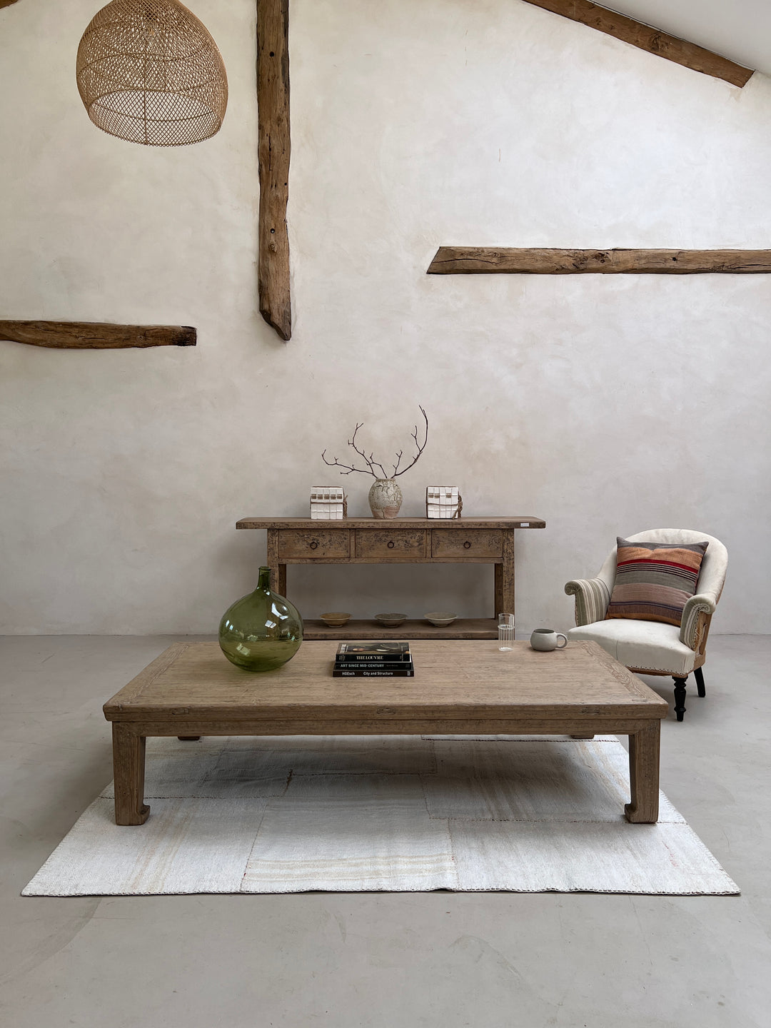 Extra Large Antique Coffee Table | Elinda