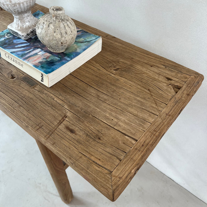 Antique Elm Console Table | Tamara
