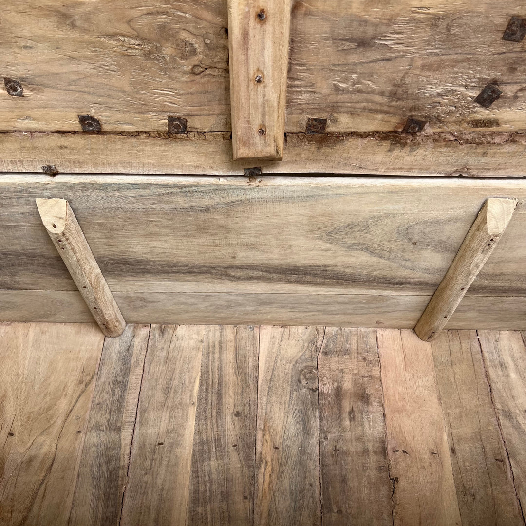 White Washed Teak Lift-Top Console Table | Neilah