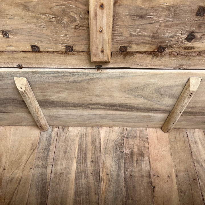 White Washed Teak Lift-Top Console Table | Neilah