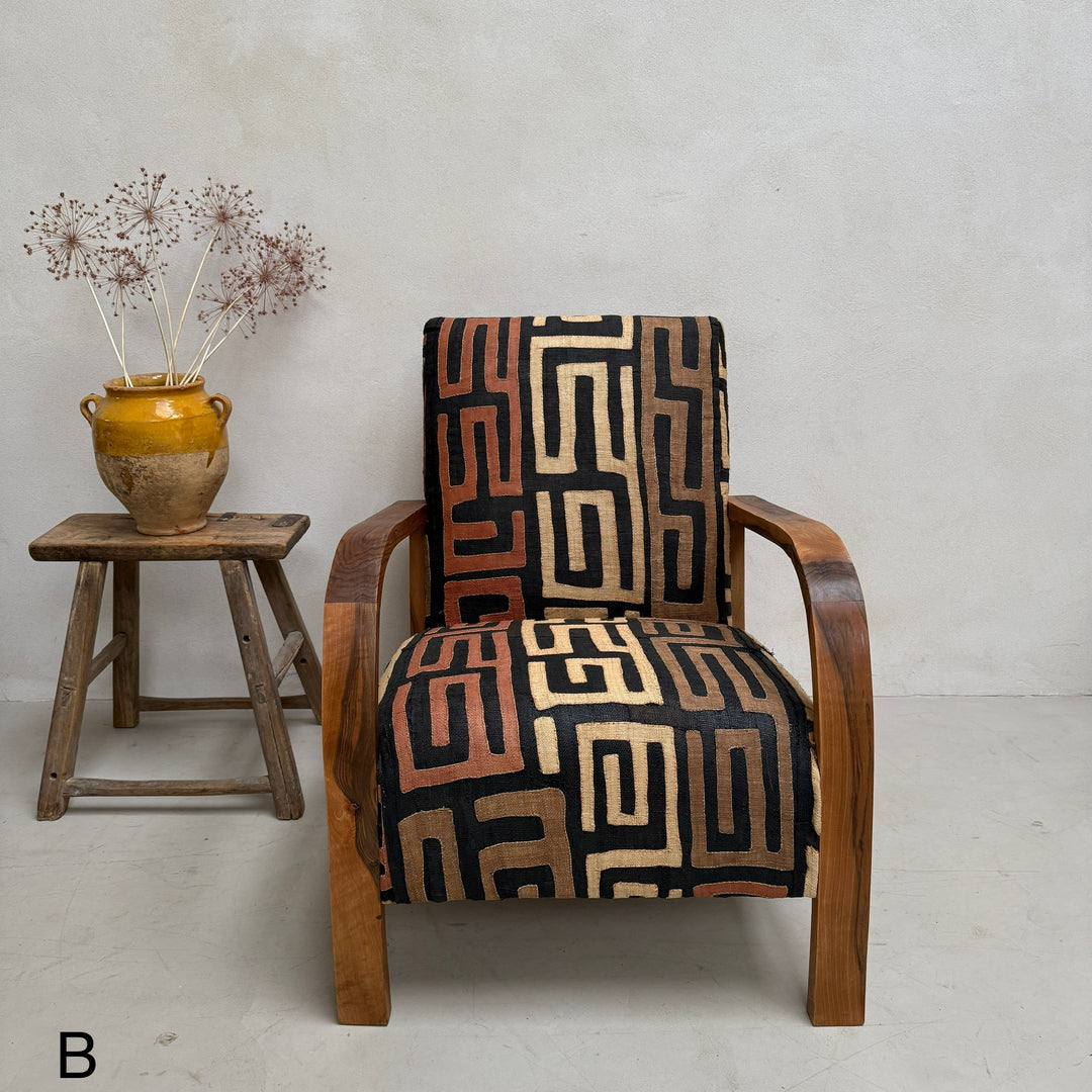 Antique Moroccan Abacca Armchair