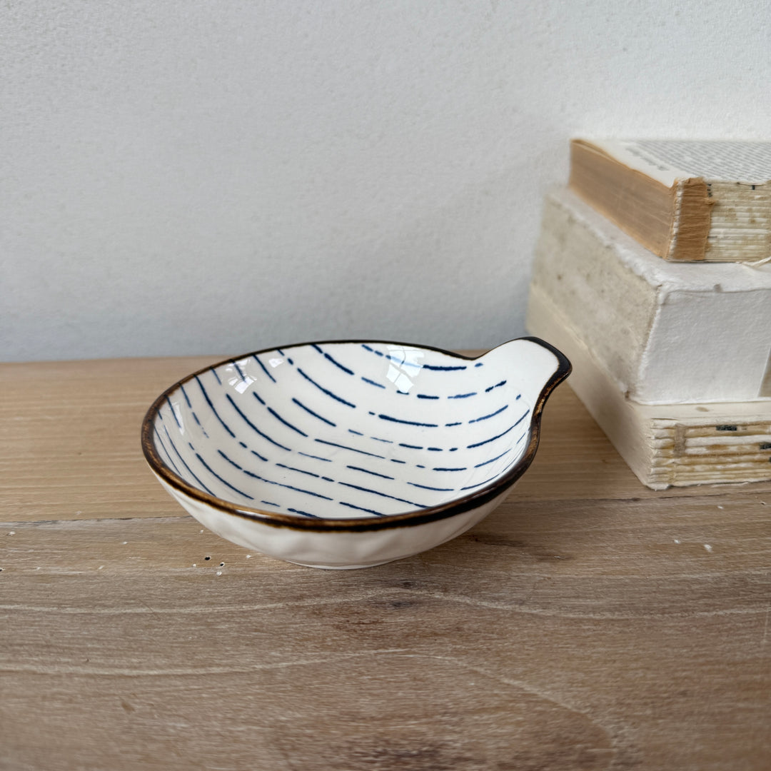 Small Ceramic Patterned Appetiser Dish