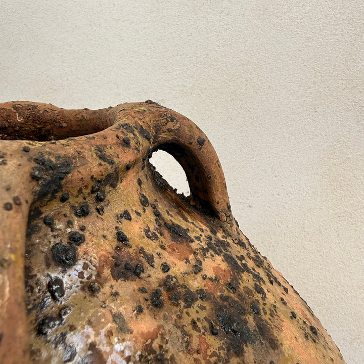 18th Century Antique French Terracotta Walnut Oil Jar | Dordogne