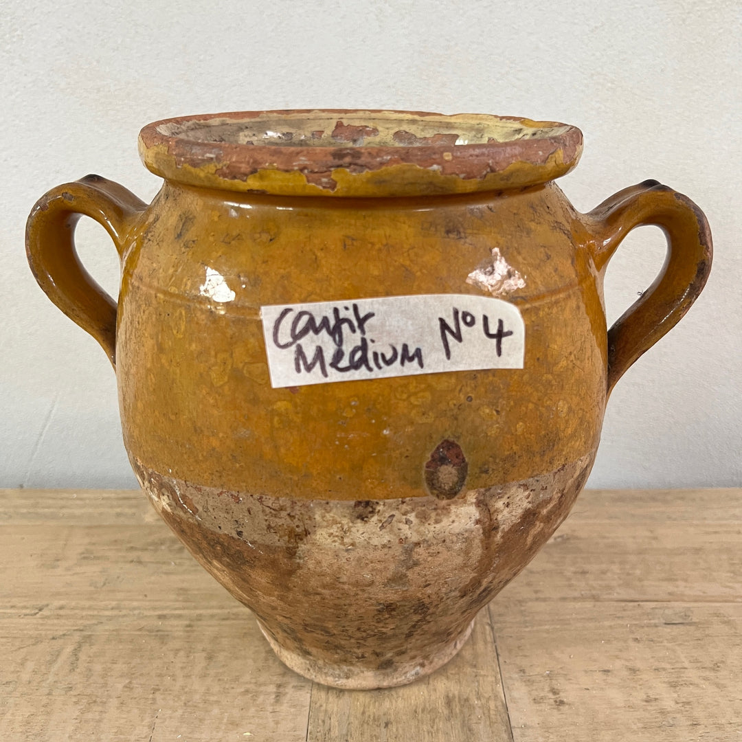 Antique French Confit Pot | Medium