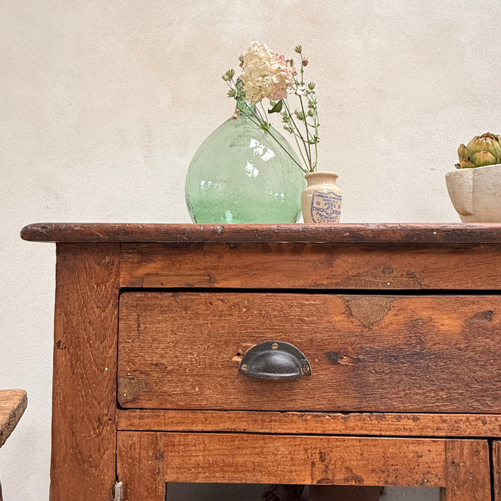 Antique glazed shop counter | Lavenham