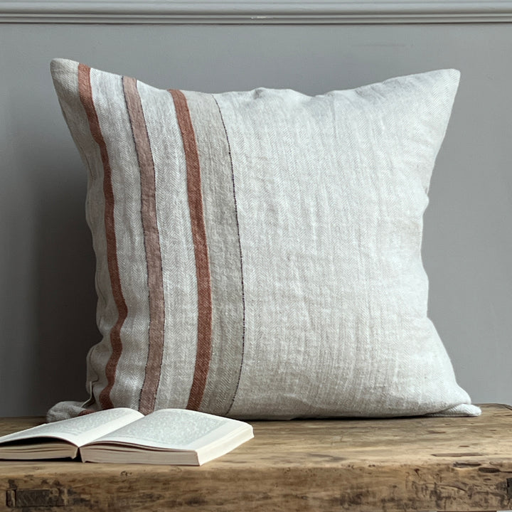 Malmo Stripe Linen Cushion