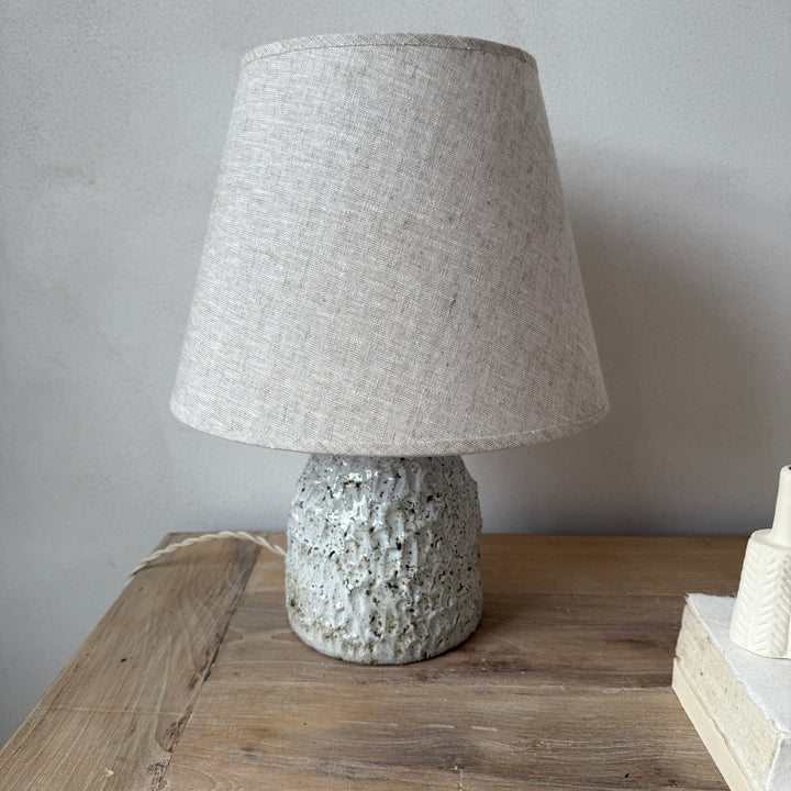 Natural Glazed Ceramic Table Lamp