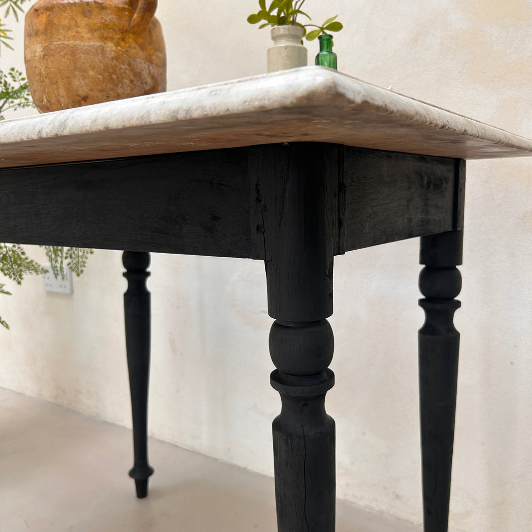 Antique Original Marble Top Console Table | Joubert