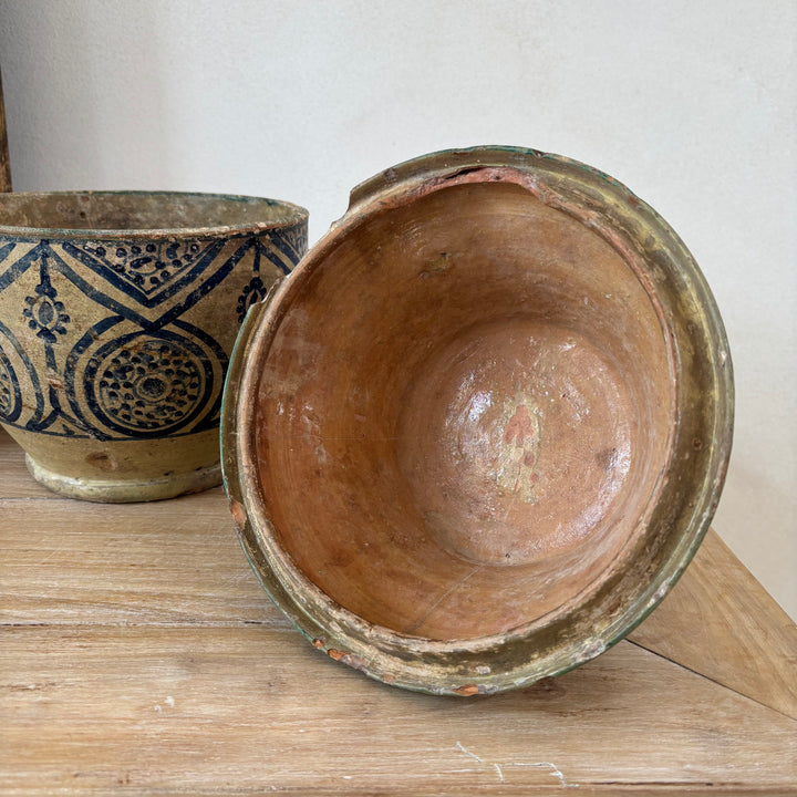 Antique Moroccan Safi Jubbaha Pot | Safi