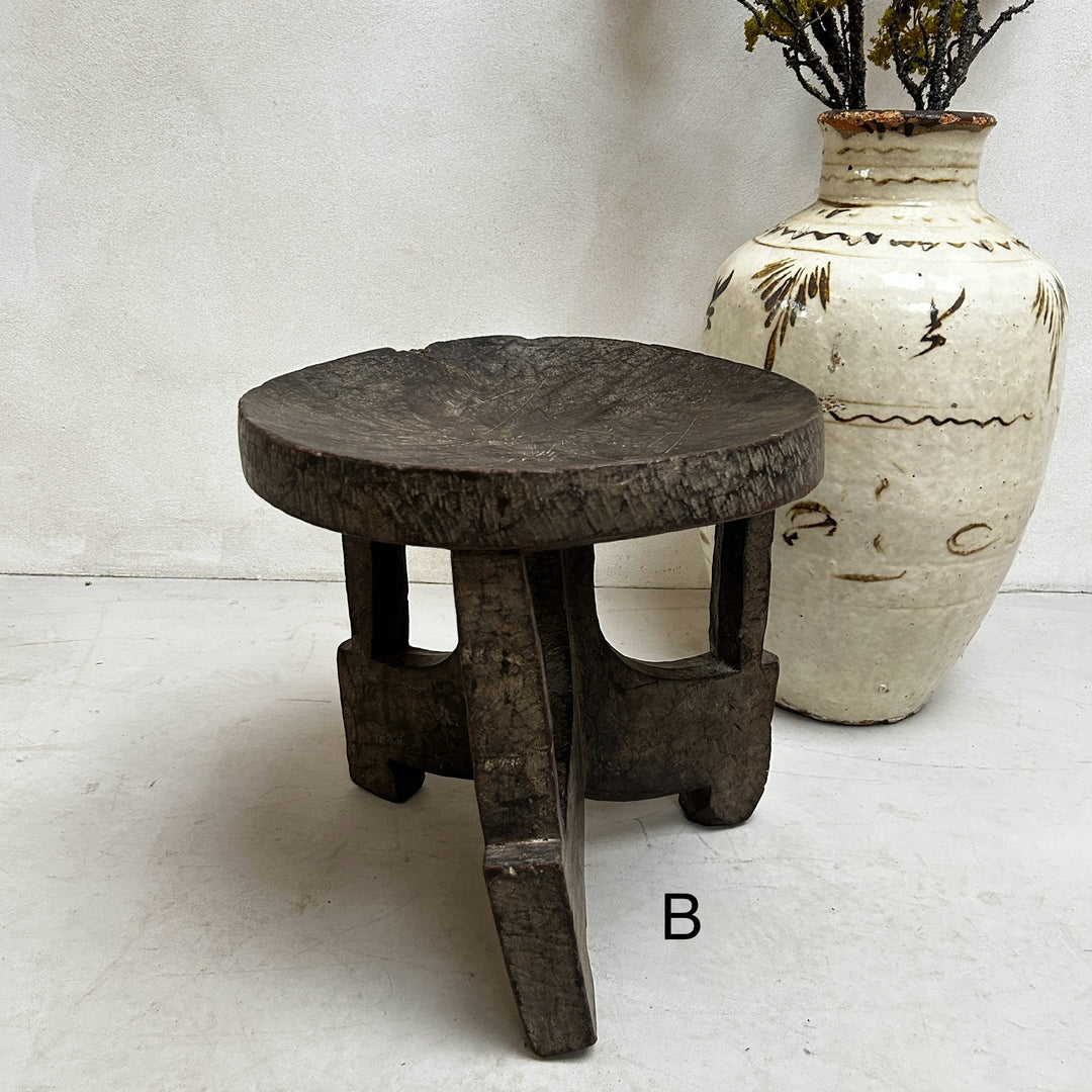 Antique African Stool Oromo