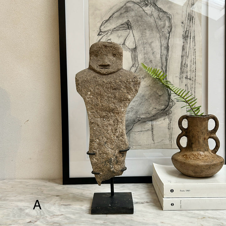 Antique Stone statue on stand | Intan
