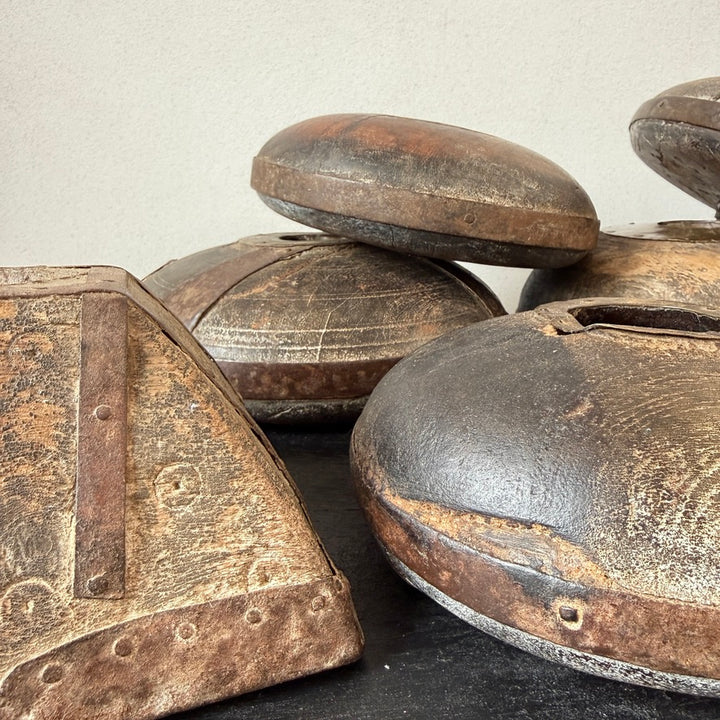 Antique Indian Teak Decorative Boxes