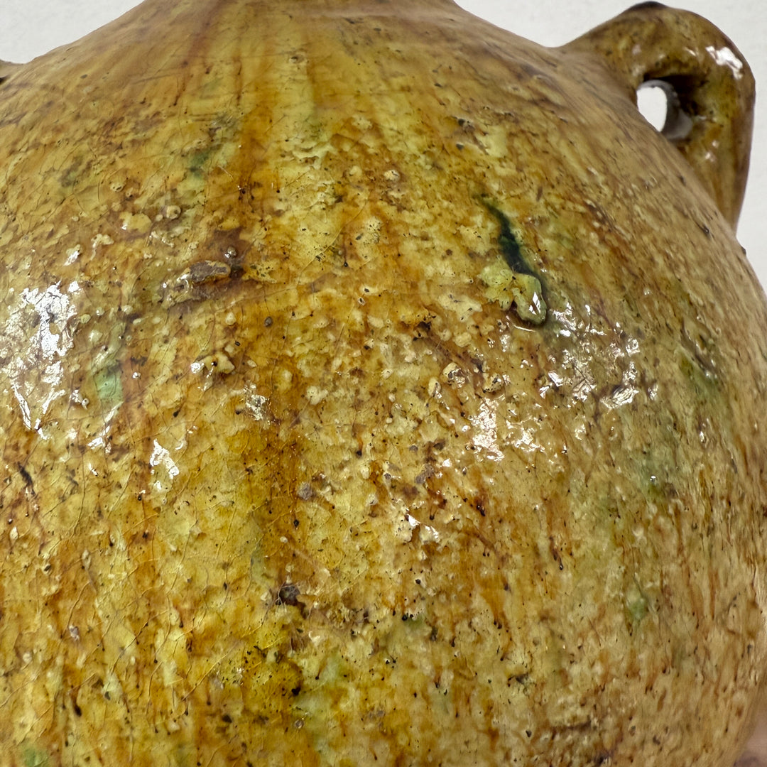 Large Yellow Tamegroute Vase