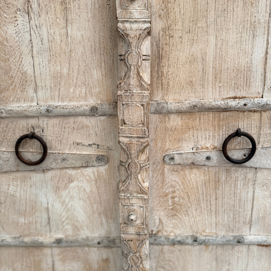 Salvaged Indian Antique Door Cupboard Rena