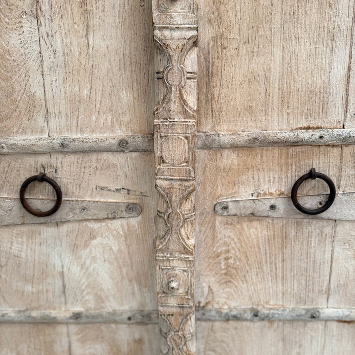 Salvaged Indian Antique Door Cupboard Rena