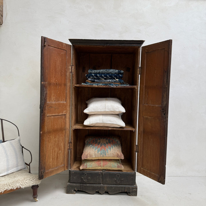 Antique Dark wood Cupboard Dorothy