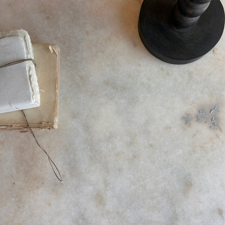 Original Vintage Marble Top Side Table | Petra