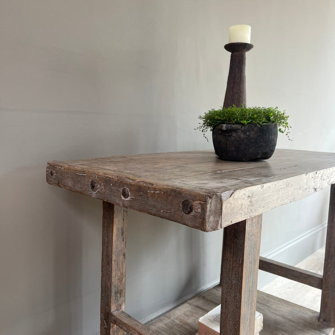 Antique Console Table With Shelf | Knutsford