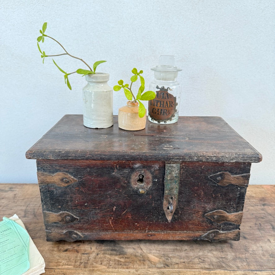 Antique Indian Wooden Merchant’s Box | Otto