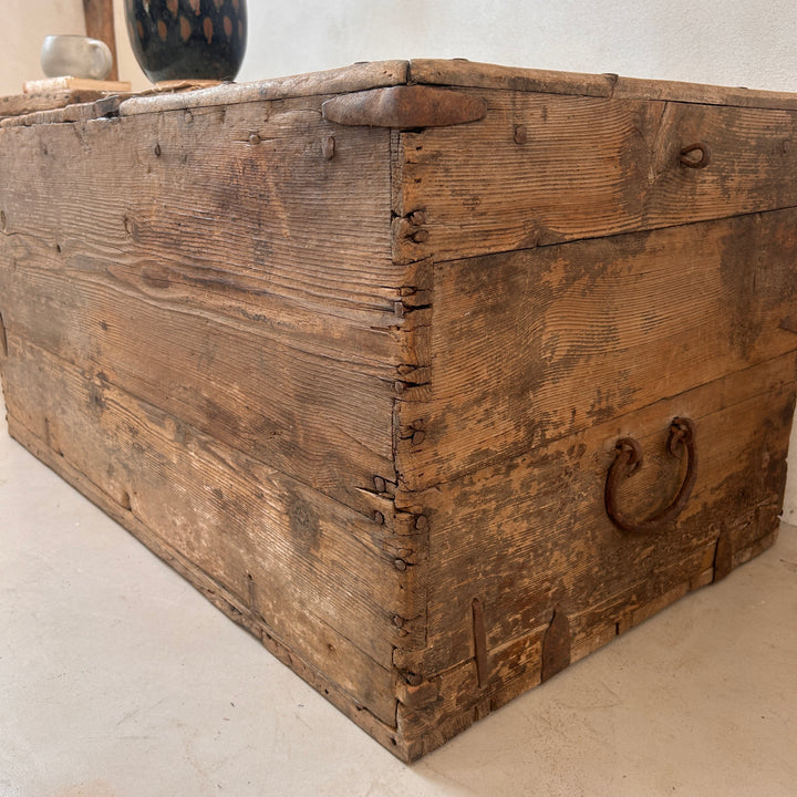 Antique Pine Blanket Box | Albie