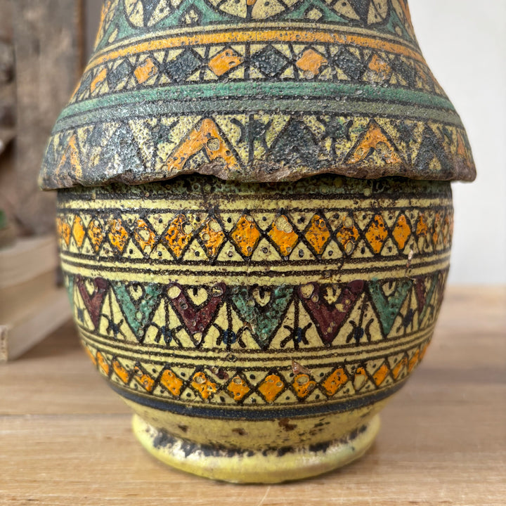Antique Moroccan Safi Jubbaha Pot | Laila