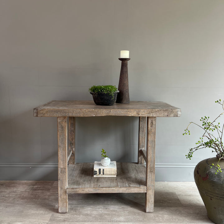 Antique Console Table With Shelf | Knutsford