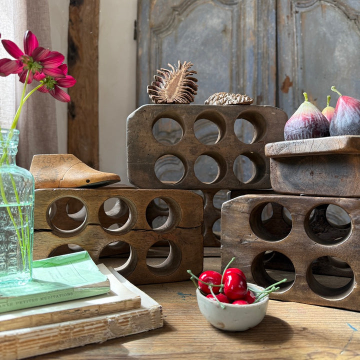 Antique Indonesian Teak Sugar Mould | Primitive Wooden Object