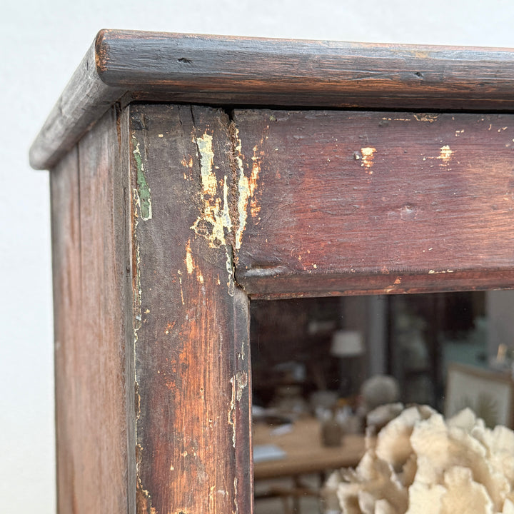 Antique Slender glazed cupboard Hendricks