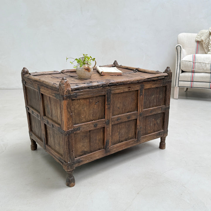 Ancient Wooden Merchants Chest | Wittering