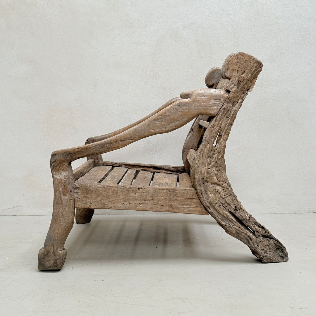 Antique Primitive Armchair Bjorn