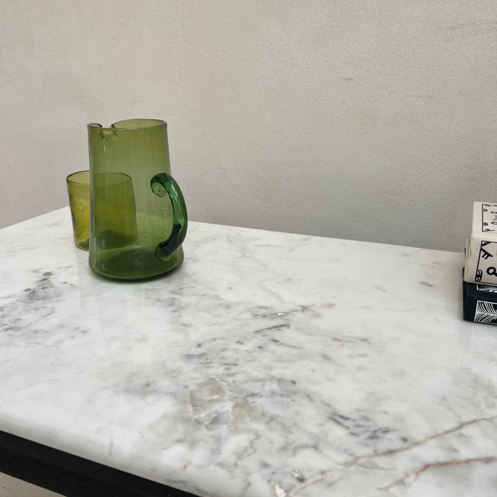 Vintage Marble Top Console Table | Cliffe