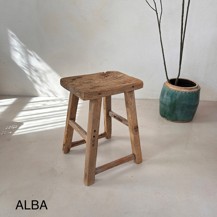Antique Small Side Table | Large Stool (select from photo)