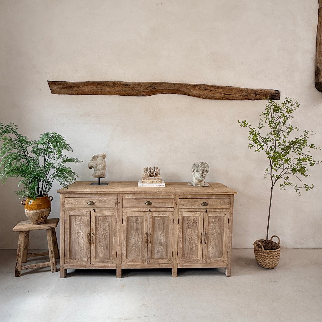 Vintage Whitewashed School Laboratory Cupboard – Albert