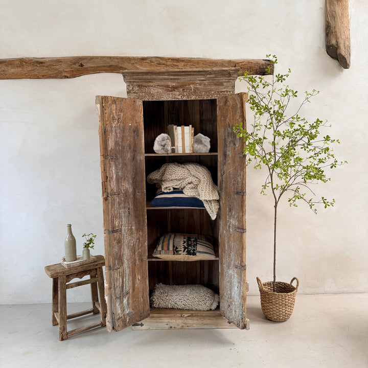 Reclaimed Carved Door Cupboard | Mina